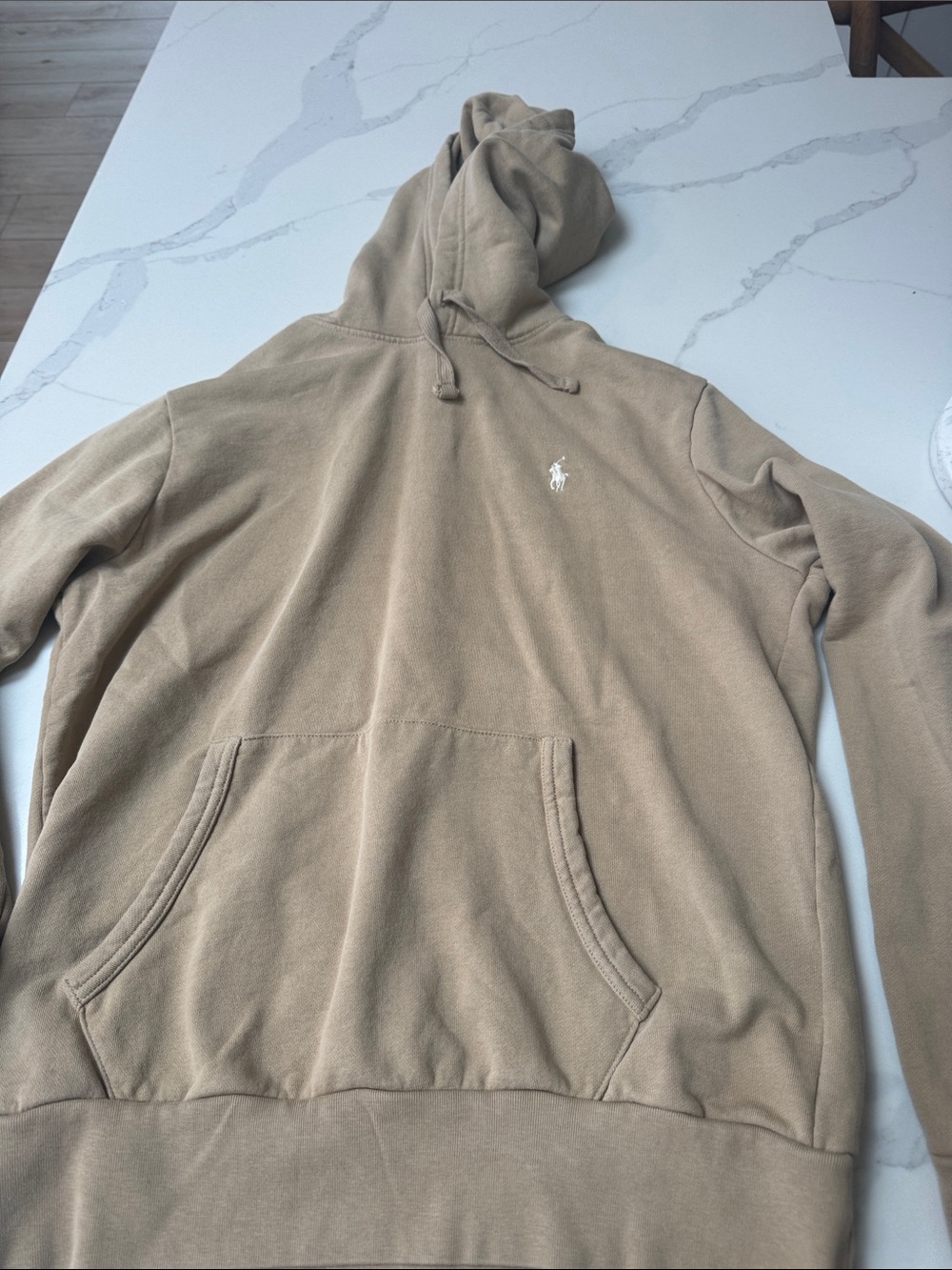Polo by Ralph Lauren Beige/Tan Pullover Hoodie